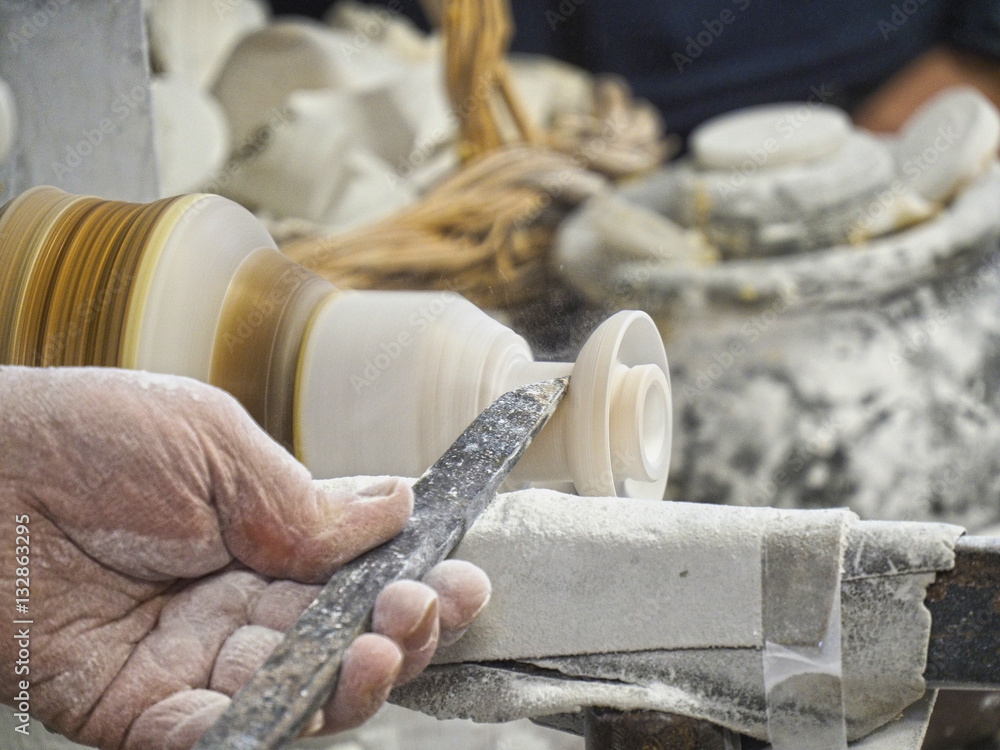 Foto Alabaster verarbeitung