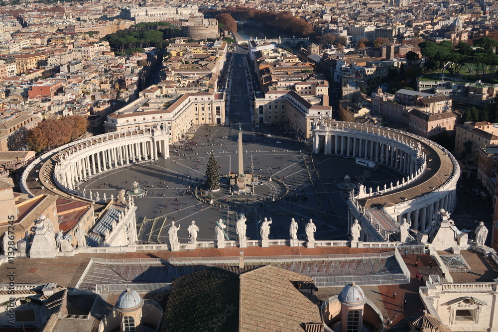 Fototapeta premium Place saint-pierre à Rome