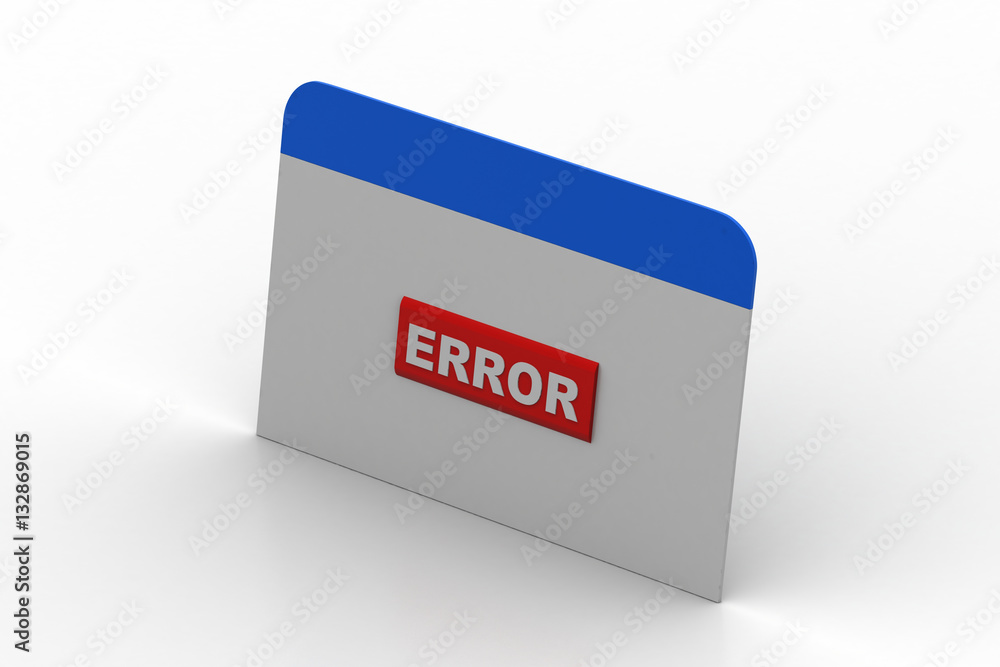Web page showing error Web page showing error