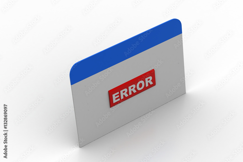 Web page showing error Web page showing error