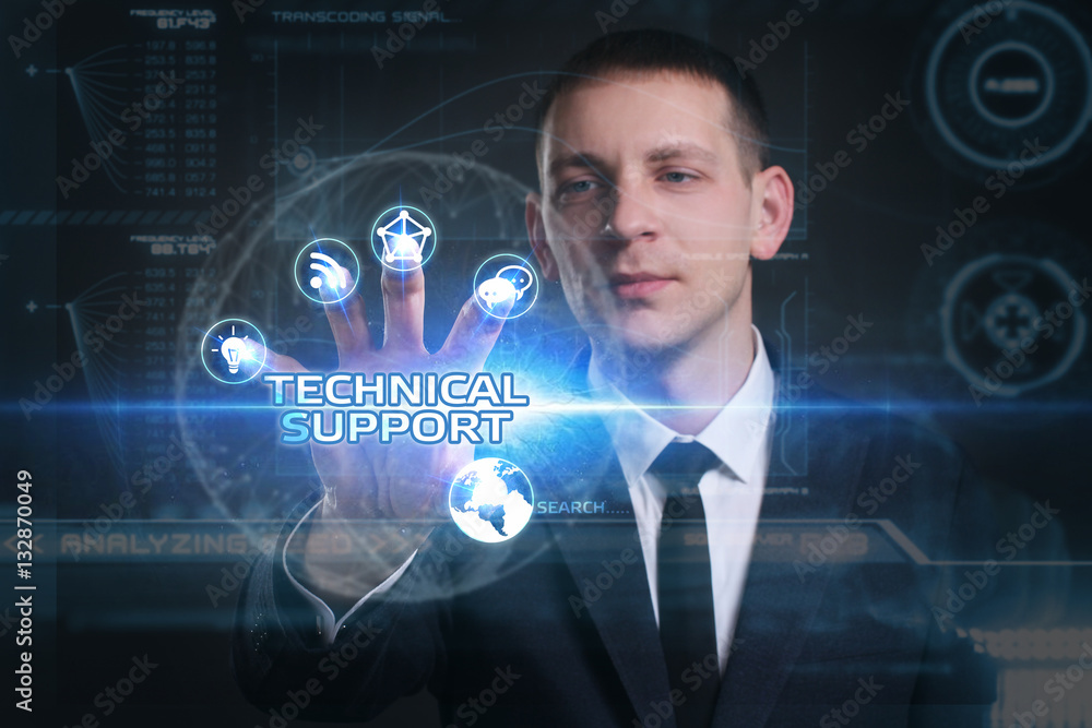Business, Technology, Internet and network concept. Young busine Business, Technology, Internet and network concept. Young busine