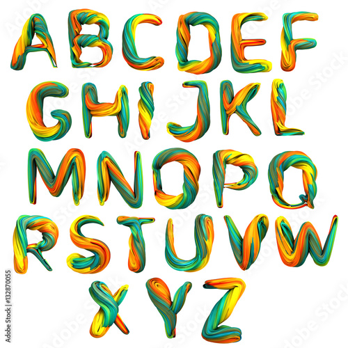 abstract letters