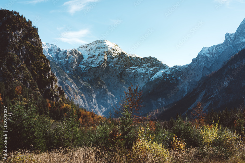 Fototapeta premium Mountain peak in austria
