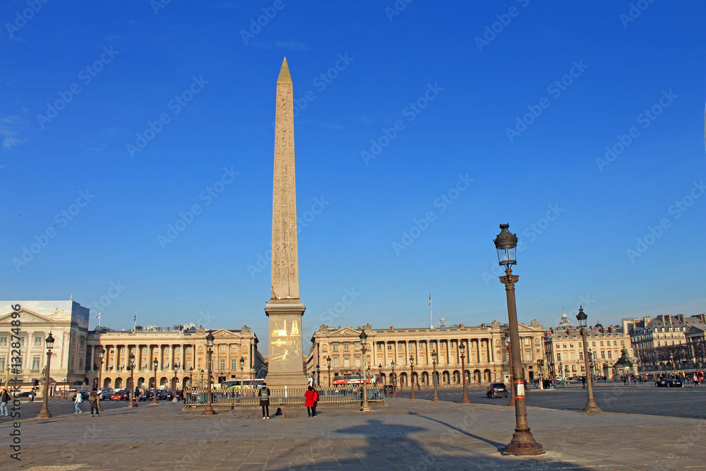 Naklejka premium Paris, Place de la Concorde