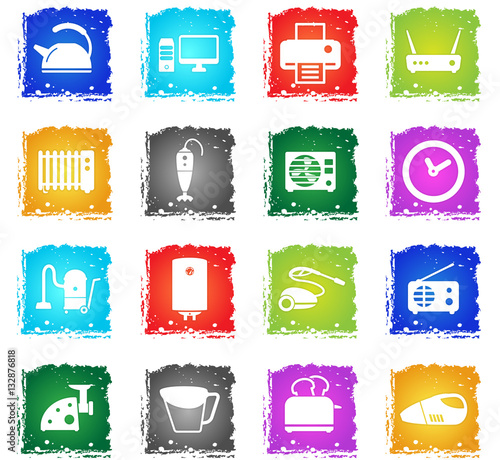 Home applicances simply icons