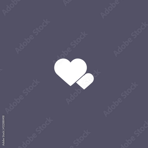 heart icon. love sign