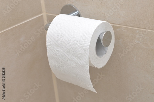 Toilettenpapier im Badezimmer