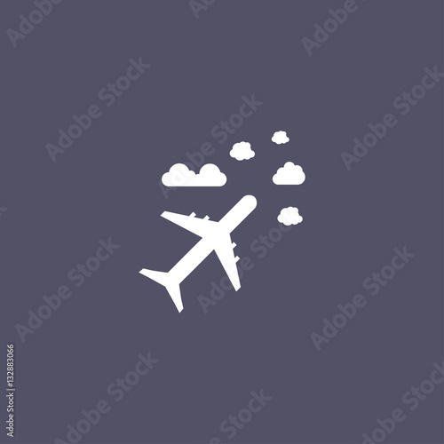airplane Icon. aircraft sign