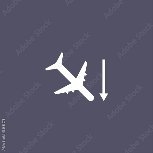 airplane Icon. aircraft sign