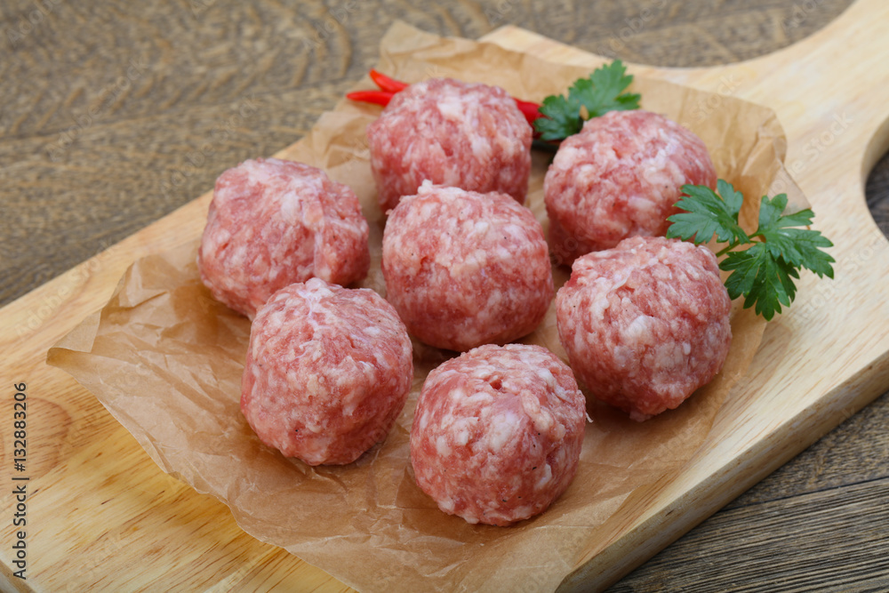 Raw meatball Raw meatball