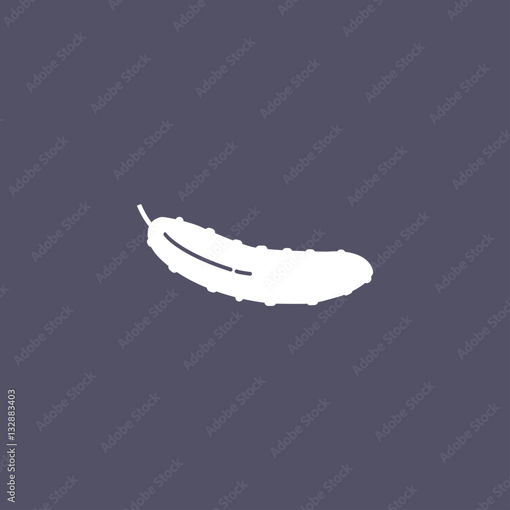 Fototapeta premium cucumber icon. vegetable sign
