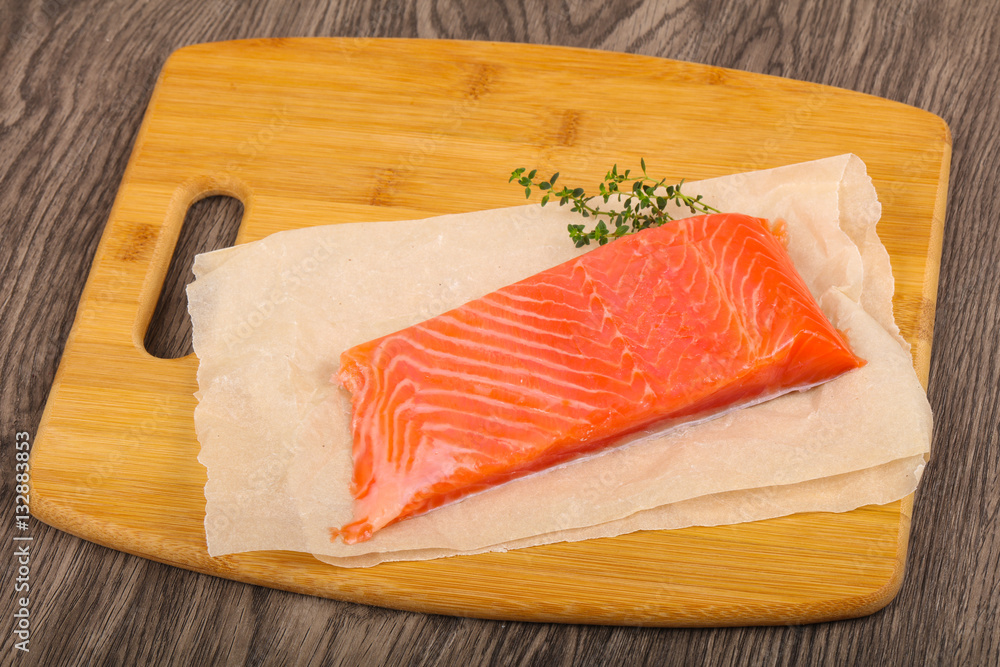 Salmon fillet with thyme Salmon fillet with thyme
