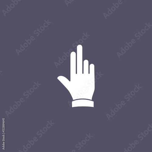 simple hand icon design