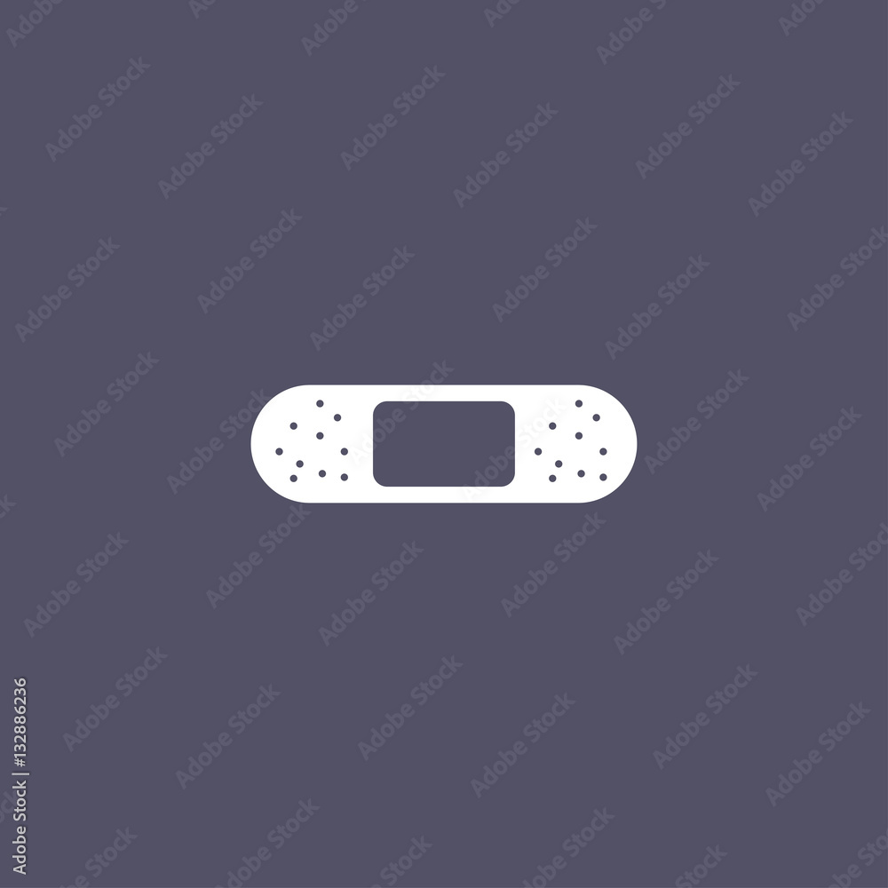 simple medical plaster icon simple medical plaster icon