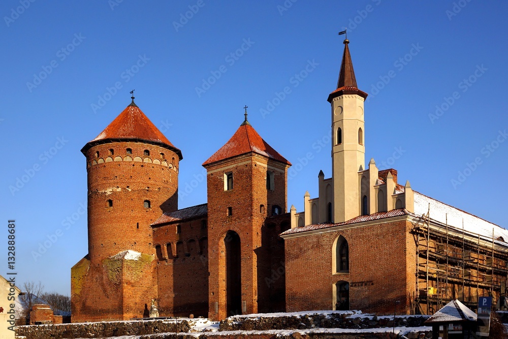 Reszel - zamek, Mazury, Polska