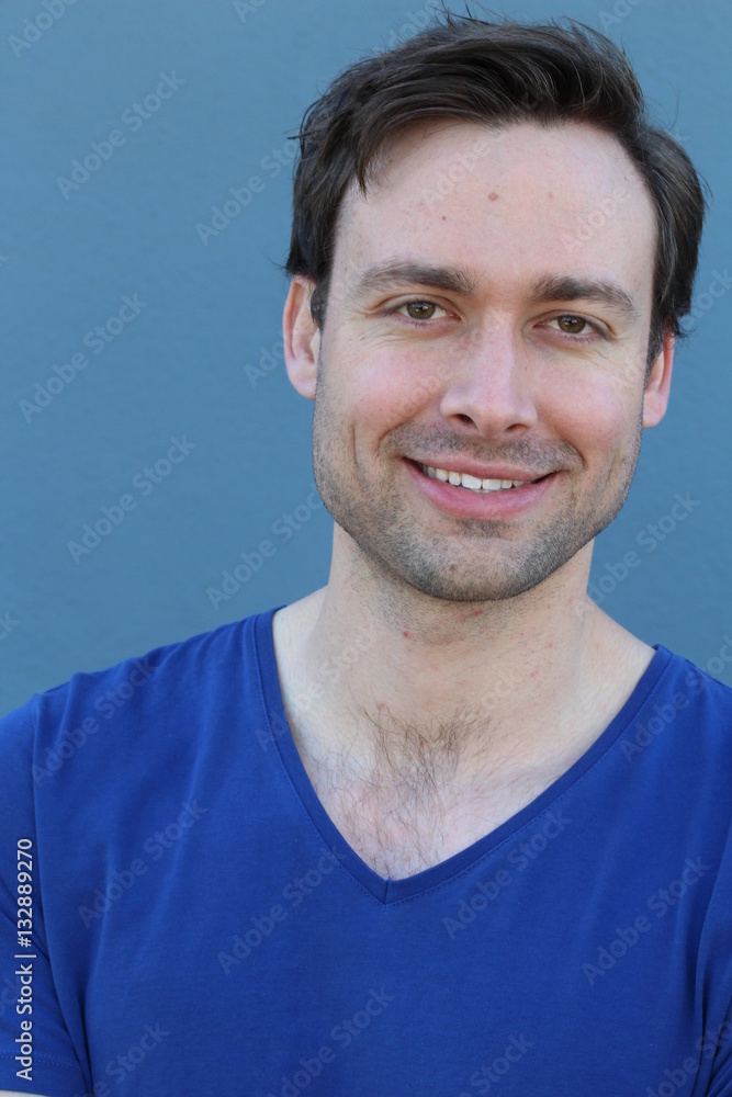 Obraz premium Man with a perfect white smile