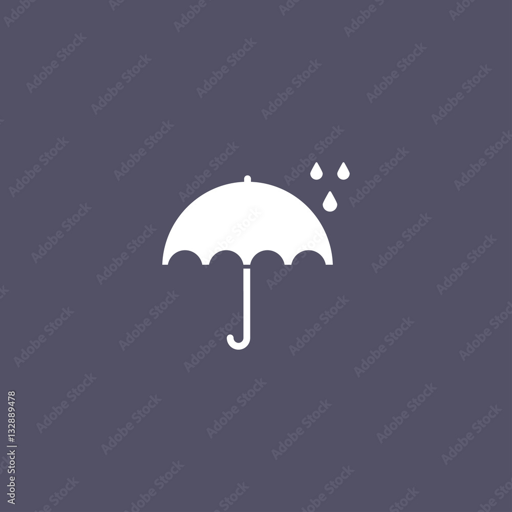 simple umbrella icon