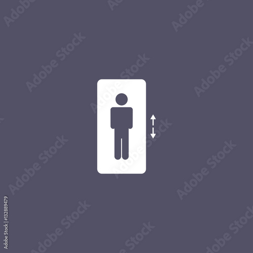 Lift icon. elevator sign