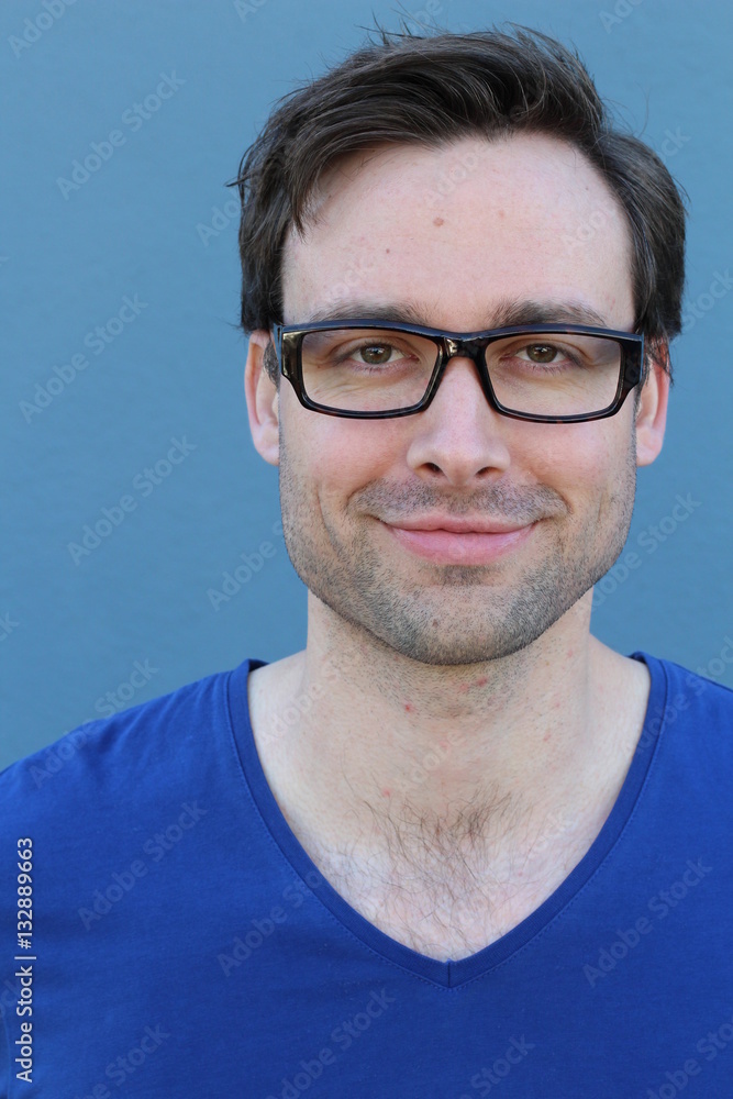 Handsome male with glasses portrait Handsome male with glasses portrait