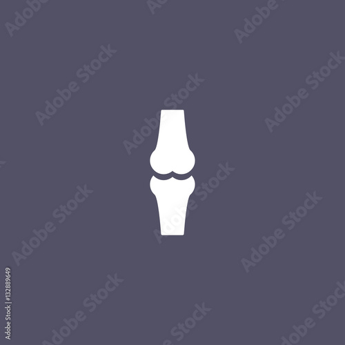 knee joint bone icon