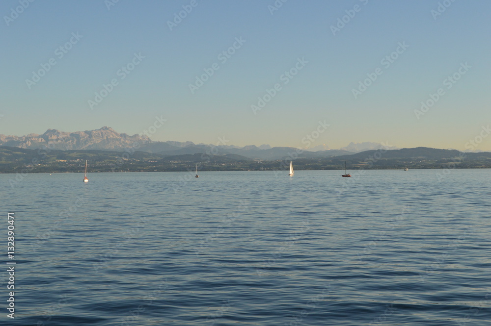 Obraz premium mountains at the horizon