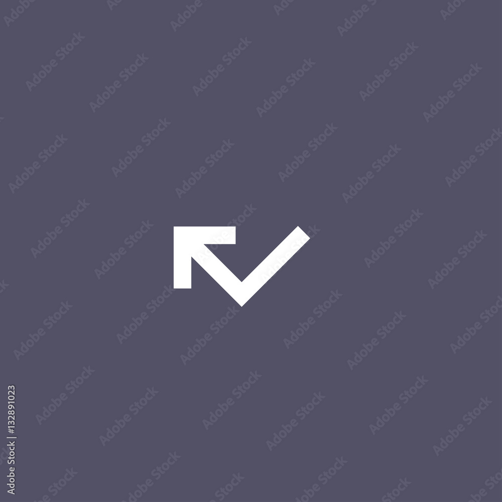 Arrow Icon in trendy flat style Arrow Icon in trendy flat style