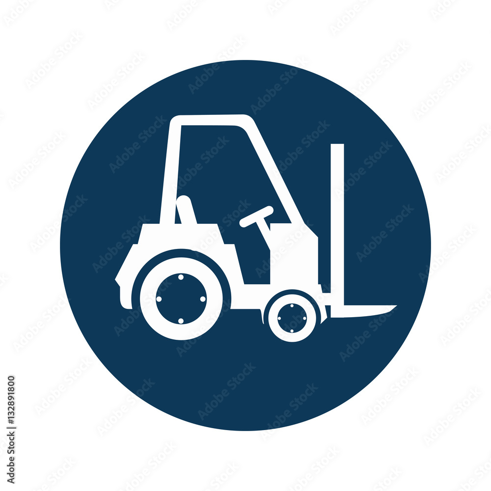forklift vehicle isolated icon vector illustration design forklift vehicle isolated icon vector illustration design
