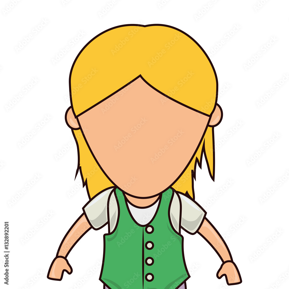 Obraz premium man character sixty style vector illustration design