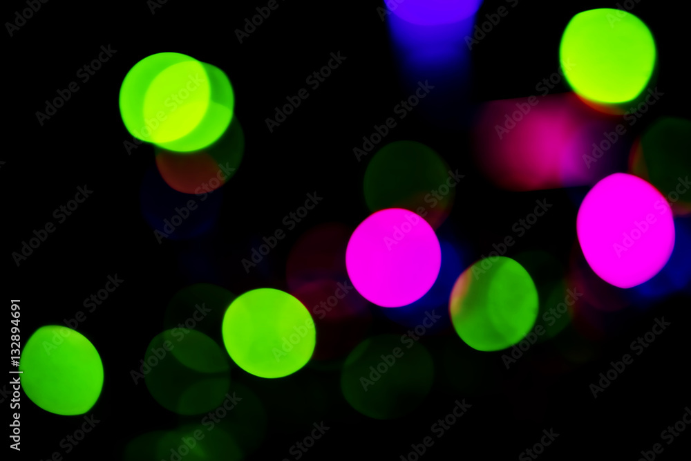 Colorful green, pink and blue abstract background with bokeh Colorful green, pink and blue abstract background with bokeh