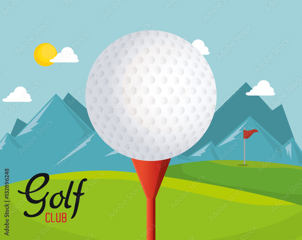 golf club sport icon vector illustration design golf club sport icon vector illustration design