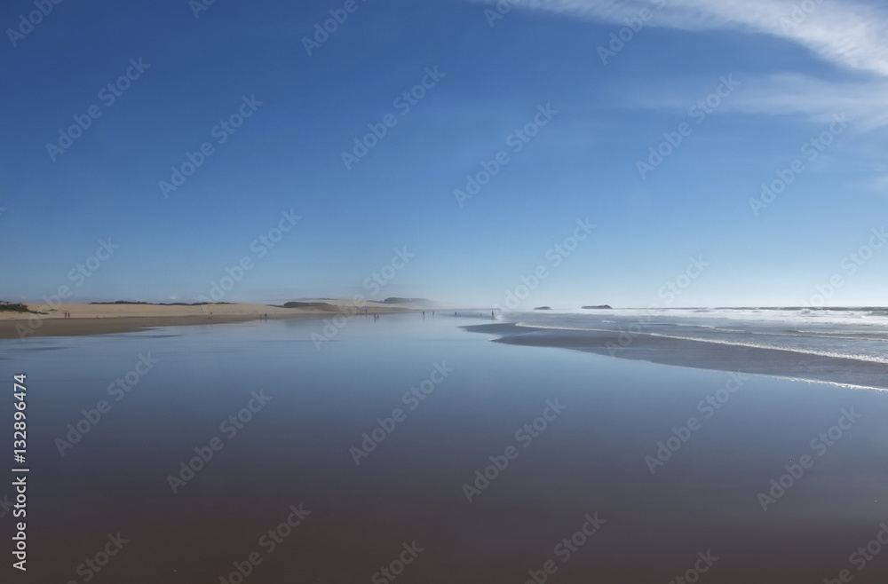 Sandstrand in Agadir, Marokko Sandstrand in Agadir, Marokko