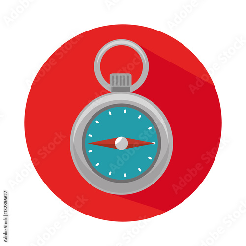 chronometer watch isolated icon vector illustration design