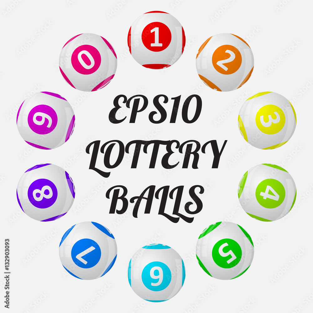 vector illustration of lottery balls. sorted around text. vector illustration of lottery balls. sorted around text.