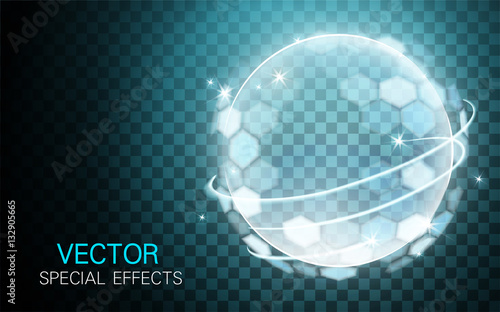 technical ball background