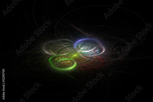 Wallpaper Mural Abstract fractal background. Torontodigital.ca