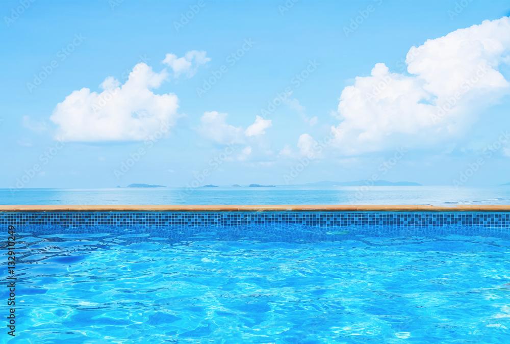 swimming pool sea view