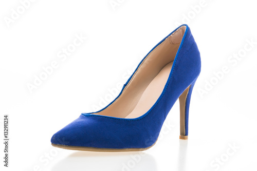 Purple high heel