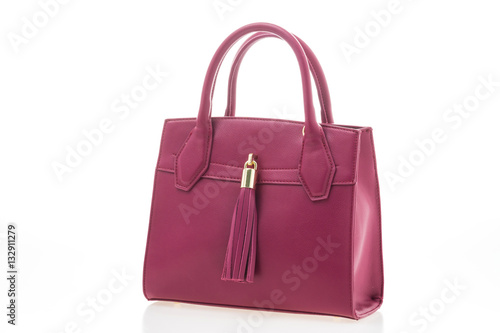 Beautiful luxury and elegance purple women handbag