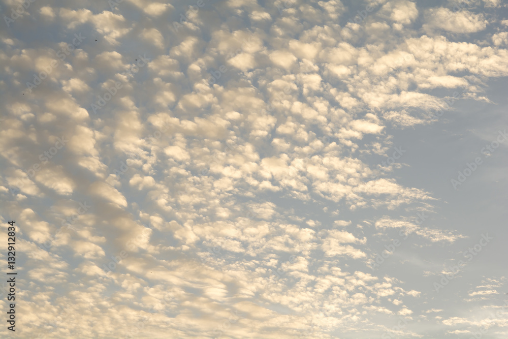 Blue sky clouds in the day