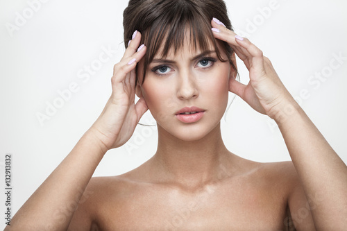 Wallpaper Mural displeased woman portrait Torontodigital.ca