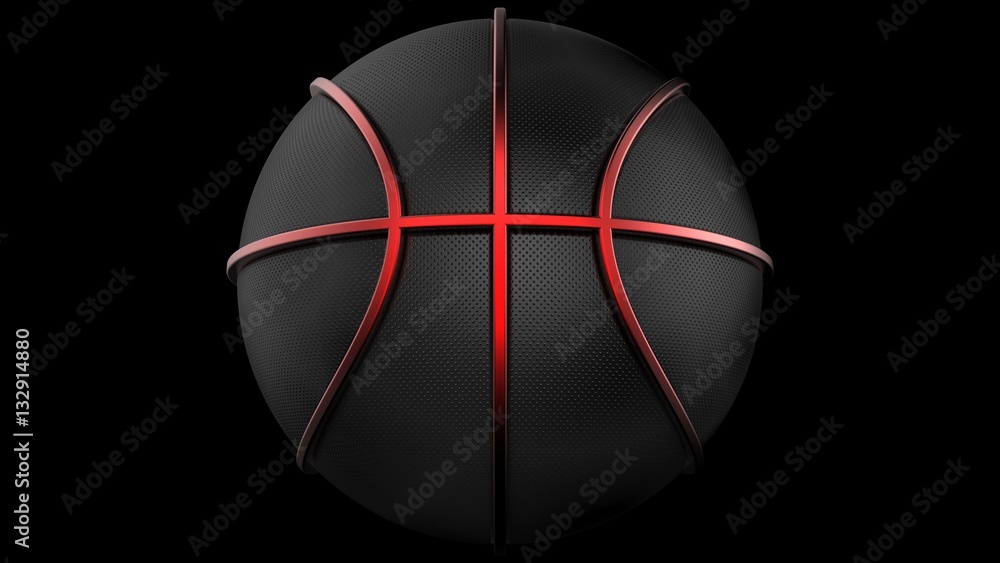 Fototapeta Basketball. 3D illustration. 3D CG. High resolution.