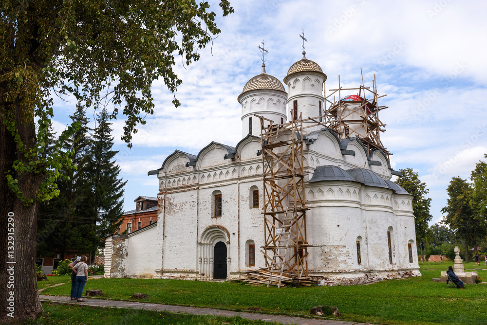 Old orthodox church in Suzdal summer day