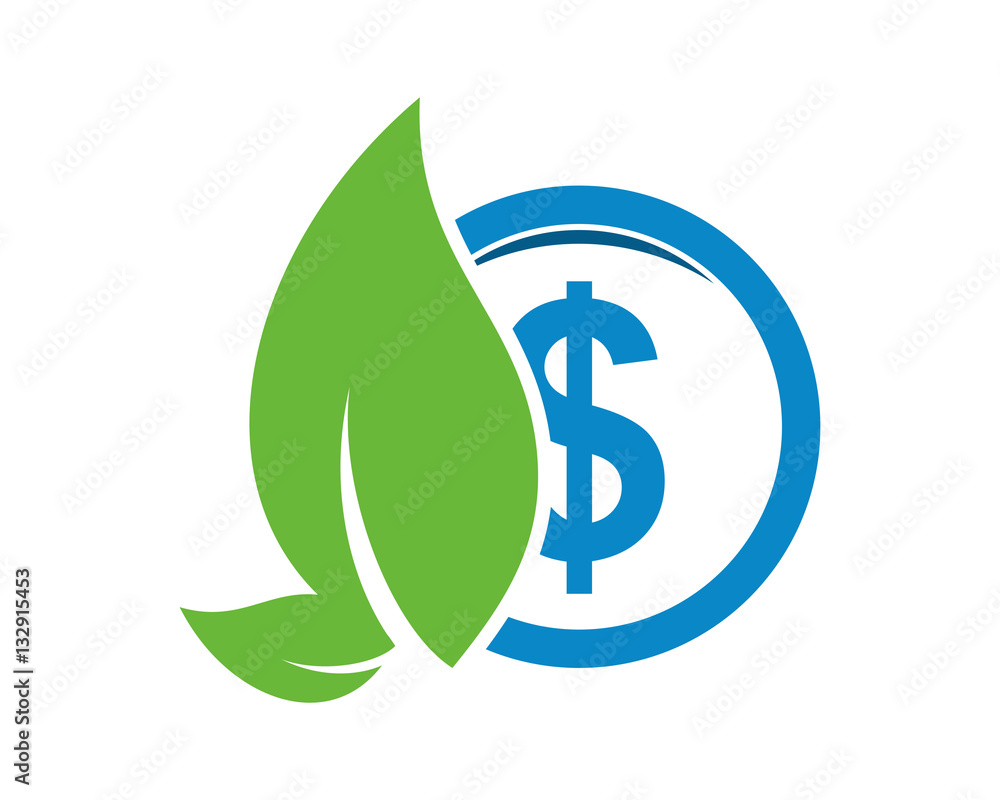 leaves currency dollar icon