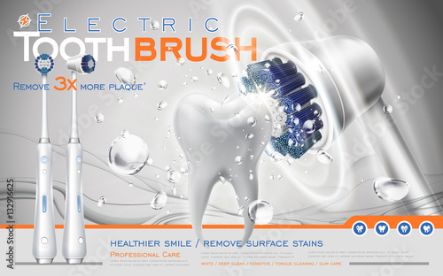 electric toothbrush ad photo