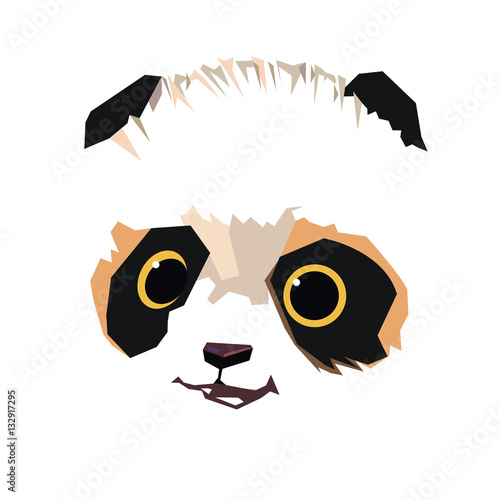 Fototapeta Naklejka Na Ścianę i Meble -  panda asian cute vector white bear nature