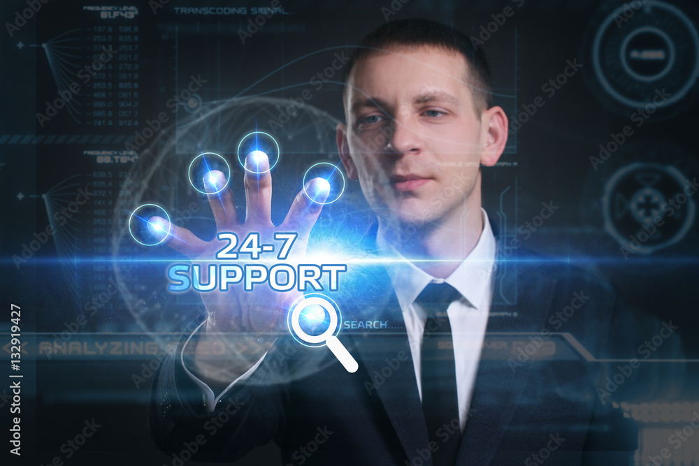 Business, Technology, Internet and network concept. Young busine Business, Technology, Internet and network concept. Young busine