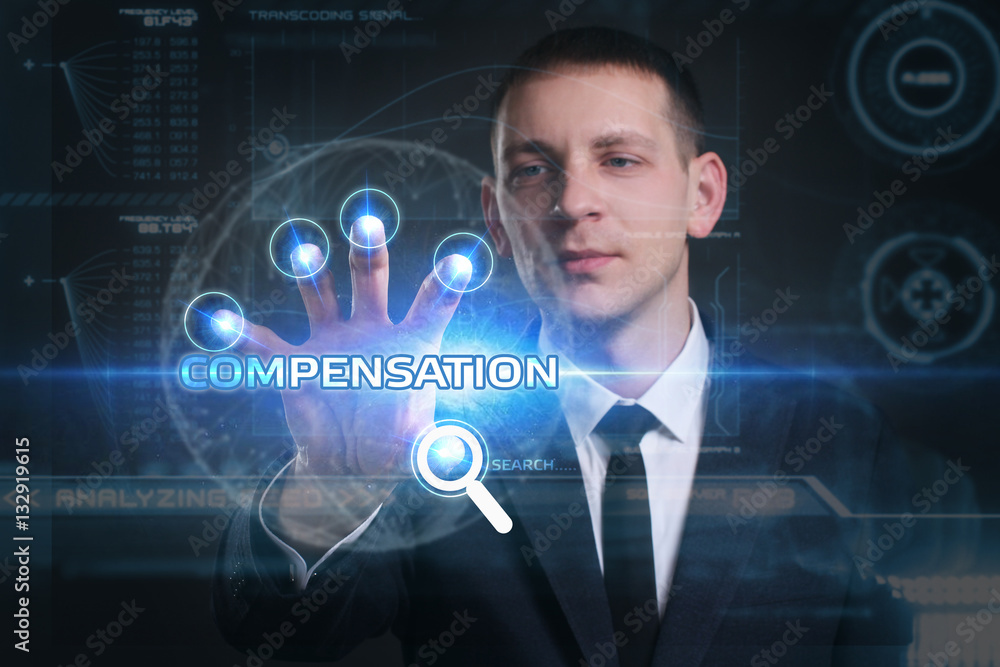 Business, Technology, Internet and network concept. Young busine Business, Technology, Internet and network concept. Young busine
