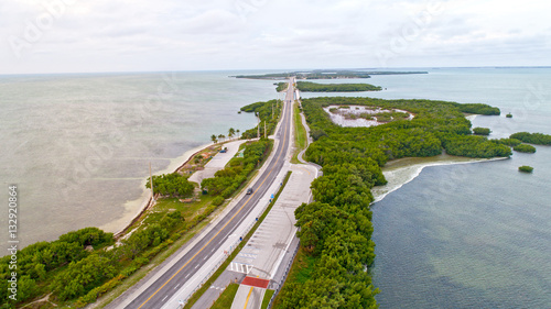Little Duck Key, Missouri Key, Ohio Key, Bahia Honda Key, Florida Keys Aerial Island Landscape Overseas Highway