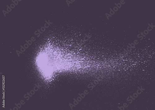 sprayed graffiti effect in purple and lavender