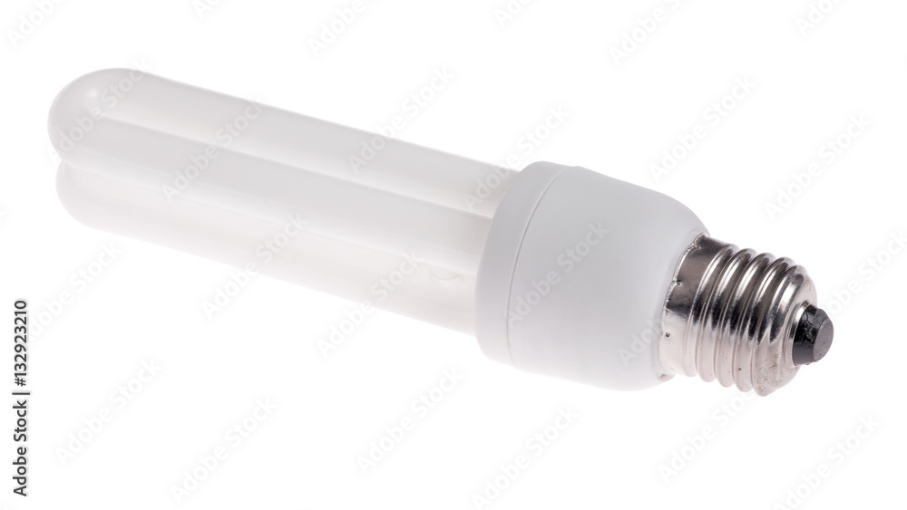 straight fluorescent lamp isolated on white straight fluorescent lamp isolated on white